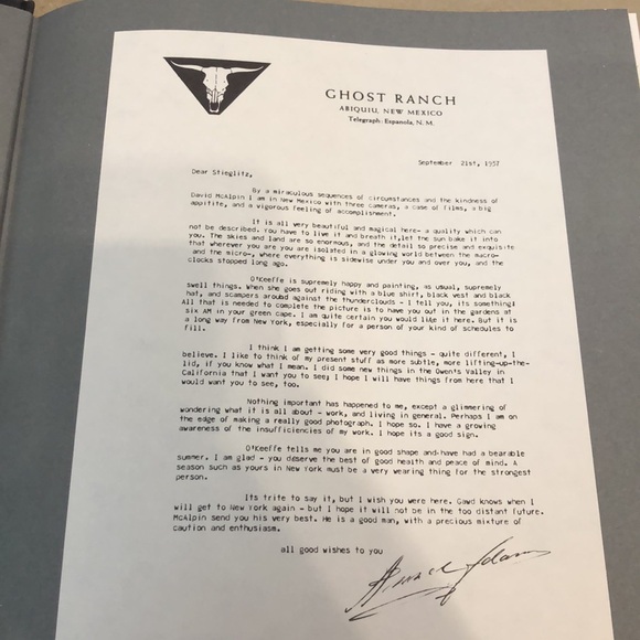 Ansel Adams First Edition Coffee Table Book 1988 letters and photos photography - Picture 4 of 8